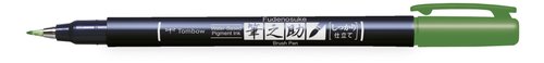 Rotulador Tombow Caligrafia Fudenosuke Punta Dura Verde (Set de 6) Rotulador Tombow Caligrafia Fudenosuke Punta Dura Verde (Set de 6)