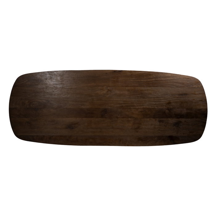 Mesa Comedor Marrón Madera de Mango 260 X 100 X 76 cm