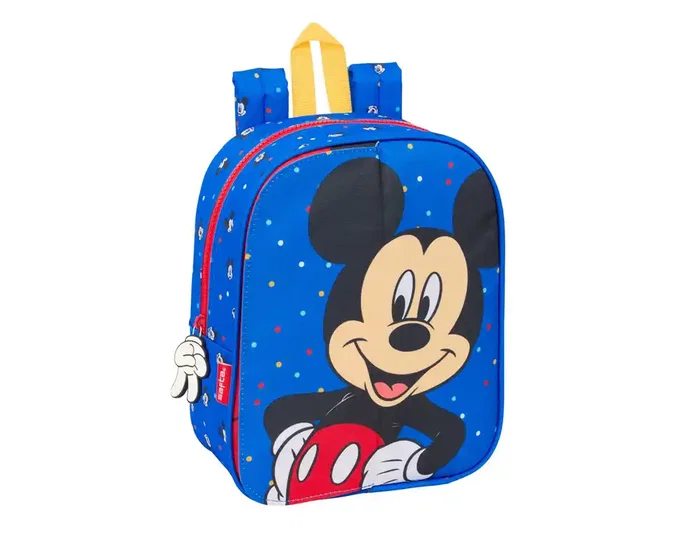 Safta Mochila Guardería Adaptable con Carro Intercambiable Mickey Mouse Good Day