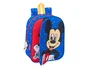Safta Mochila Guardería Adaptable con Carro Intercambiable Mickey Mouse Good Day