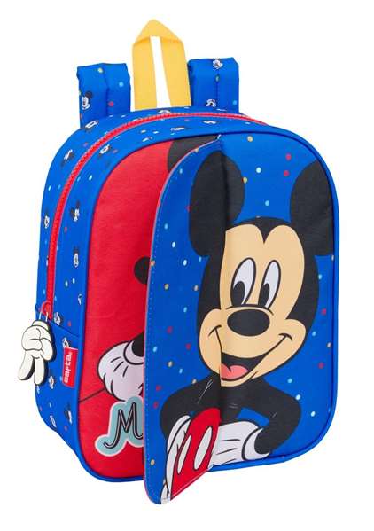Mochila Escolar Mickey Mouse Clubhouse Good day Azul 22 x 27 x 10 cm