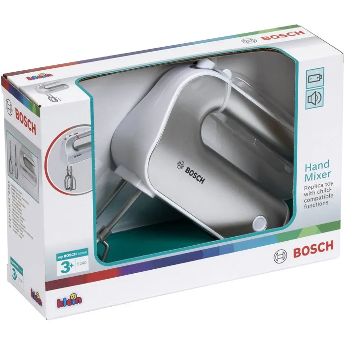 Bosch Batidora Electrónica de Juguete KLEIN KLE4009847092403 - Imitación para Niños Mayores de 3 Años