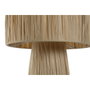 DKD Home Decor Lámpara de Sobremesa de Rafia y Metal Natural Marrón Claro