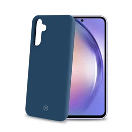 Celly Funda CROMO1037BL para Samsung Galaxy A54 5G (6.4") Azul - Silicona TPU, Resistente a Golpes y Rayones