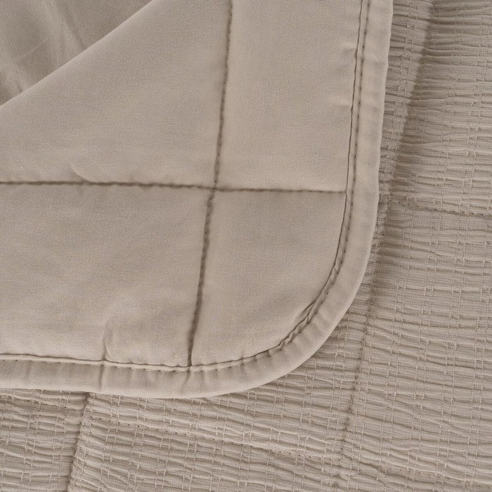Ixia Colcha Beige de Poliéster 230 x 280 cm Ixia Colcha Beige de Poliéster 230 x 280 cm