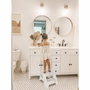 Dreambaby Taburete con escalera Toddler & Me 2 Up Gris