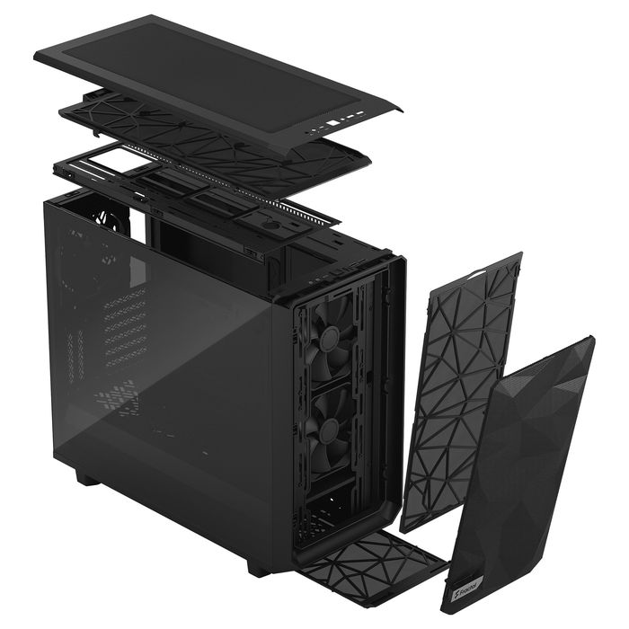 Fractal Design Meshify 2 Midi Caja de PC Negra con Ventana