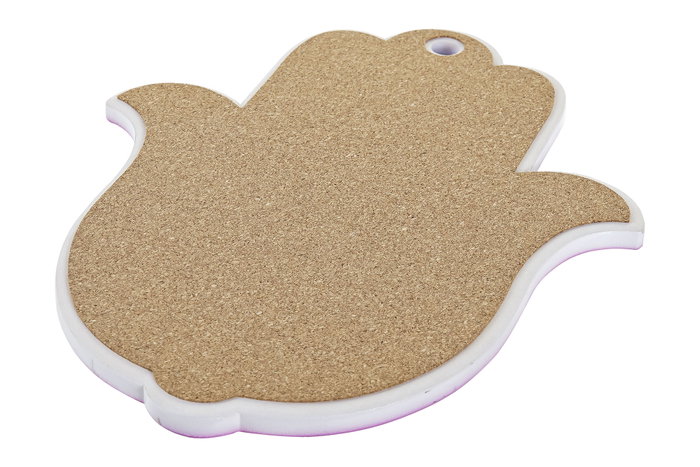 DKD Home Decor Salvamanteles Mano Hamsa 18x23x1 cm, Surtido de 4 piezas DKD Home Decor Salvamanteles Mano Hamsa 18x23x1 cm, Surtido de 4 piezas