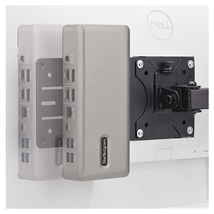 Startech Soporte VESA para CPU Dock NUC, Peana para Monitor, Negro