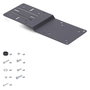 Startech Soporte VESA para CPU Dock NUC, Peana para Monitor, Negro