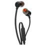 JBL Tune 110 Auriculares Intrauditivos con Micrófono Negro