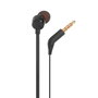 JBL Tune 110 Auriculares Intrauditivos con Micrófono Negro