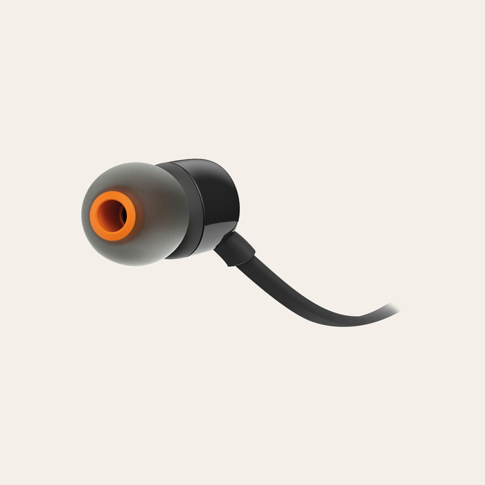 JBL Tune 110 Auriculares Intrauditivos con Micrófono Negro JBL Tune 110 Auriculares Intrauditivos con Micrófono Negro