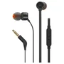 JBL Auriculares Intrauditivos T110 con Micrófono Jack 3.5 mm Negro