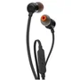 JBL Auriculares Intrauditivos T110 con Micrófono Jack 3.5 mm Negro