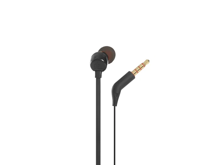 JBL Tune 110 Auriculares Intraurales Alámbricos con Micrófono y Conector Jack 3.5 mm - Negro
