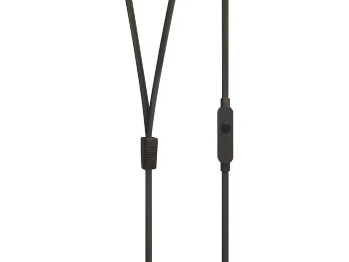 JBL Tune 110 Auriculares Intraurales Alámbricos con Micrófono y Conector Jack 3.5 mm - Negro