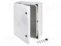 FIBOX ARCA Carcasa de pared de policarbonato gris