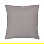 Cojín Gris Poliester-Algodón Decoración 45 X 45 cm (Set de 2)