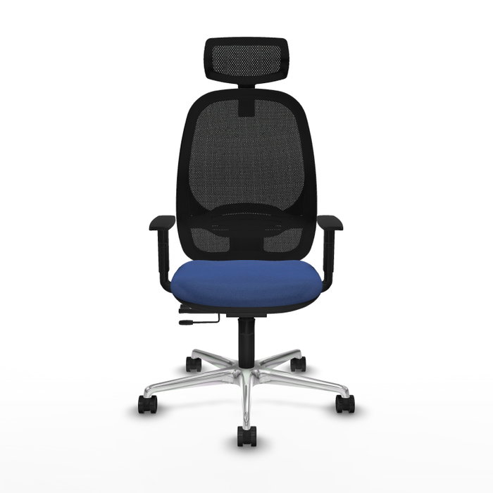 PIQUERAS Y CRESPO Silla de oficina Cilanco con mecanismo Sincro/Traslack Azul marino PIQUERAS Y CRESPO Silla de oficina Cilanco con mecanismo Sincro/Traslack Azul marino