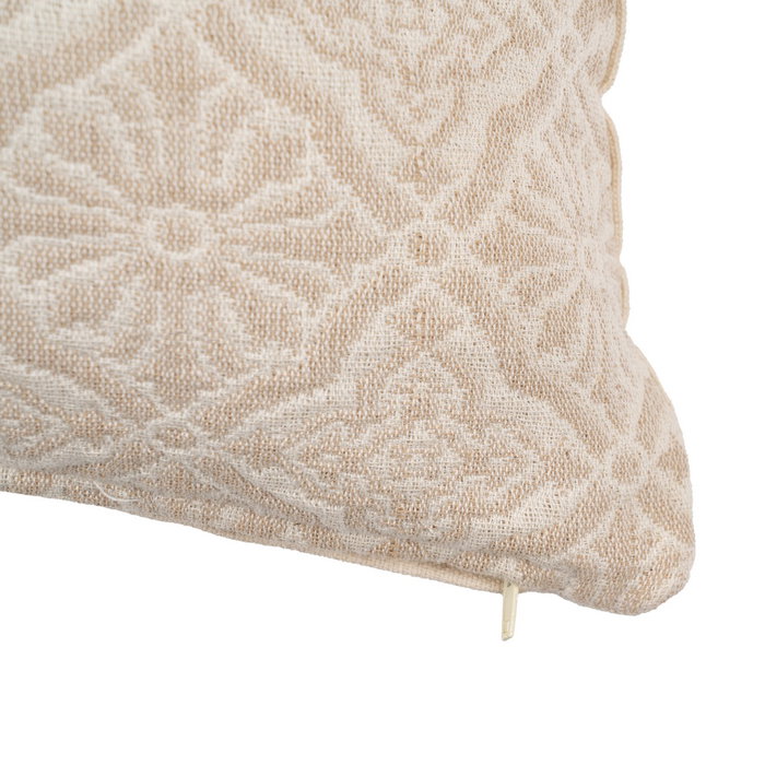 Cojín Crema Algodón Decoración 40 X 60 cm (Set de 2)