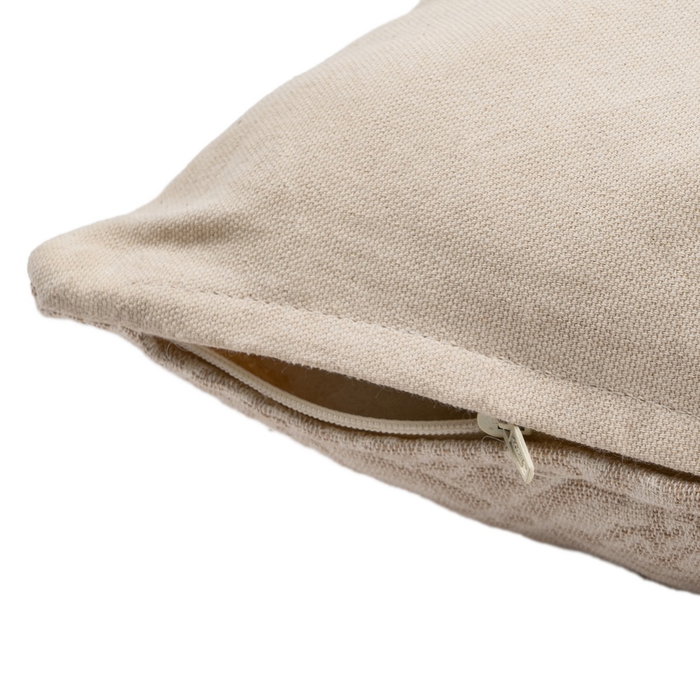 Cojín Crema Algodón Decoración 40 X 60 cm (Set de 2)