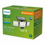 Philips Nysil Aplique solar con sensor de movimiento, 1000 lm, negro