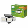 Philips Nysil Aplique solar con sensor de movimiento, 1000 lm, negro