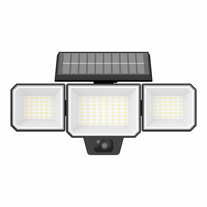 Philips Nysil Aplique solar con sensor de movimiento, 1000 lm, negro Philips Nysil Aplique solar con sensor de movimiento, 1000 lm, negro