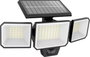 Philips Nysil Aplique solar con sensor de movimiento, 1000 lm, negro