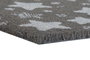 DKD Home Decor Felpudo Básico Fibra de Coco y Goma Verde Gris Estrellas 40 x 60 cm (2 Unidades)