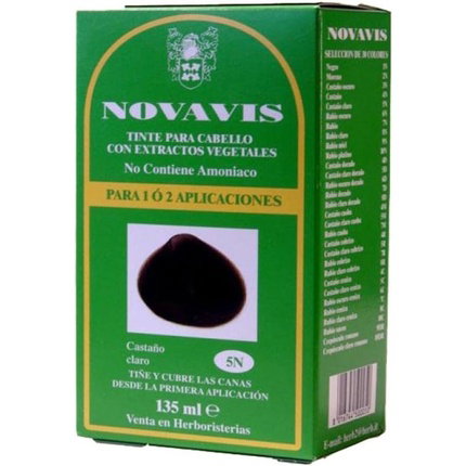 NOVAVIS Tinte 5N Castaño Claro 135ml.