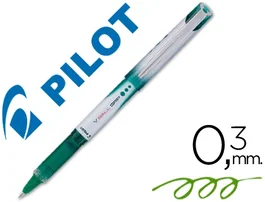 Pilot v-ball grip Rotulador roller punta fina 0.5 mm color verde