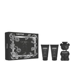 Moschino Toy Boy Eau de Parfum 50 ml - Set Estuche 3 pzas (Gel de Ducha y Bálsamo) - Fragancia Hombre