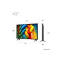 LG 43NANO80A6B Smart TV NanoCell 43 Pulgadas 4K Ultra HD