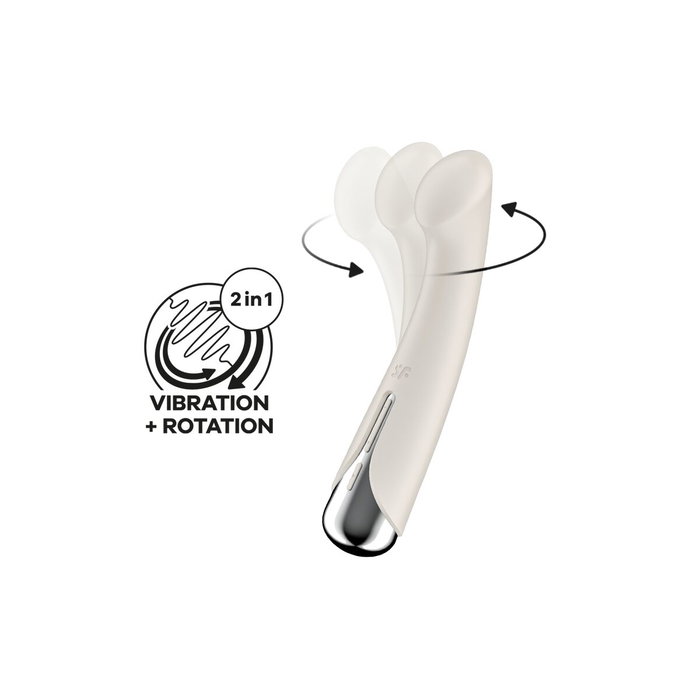 Vibrador Punto G Satisfyer Spinning G-Spot 1 Blanco
