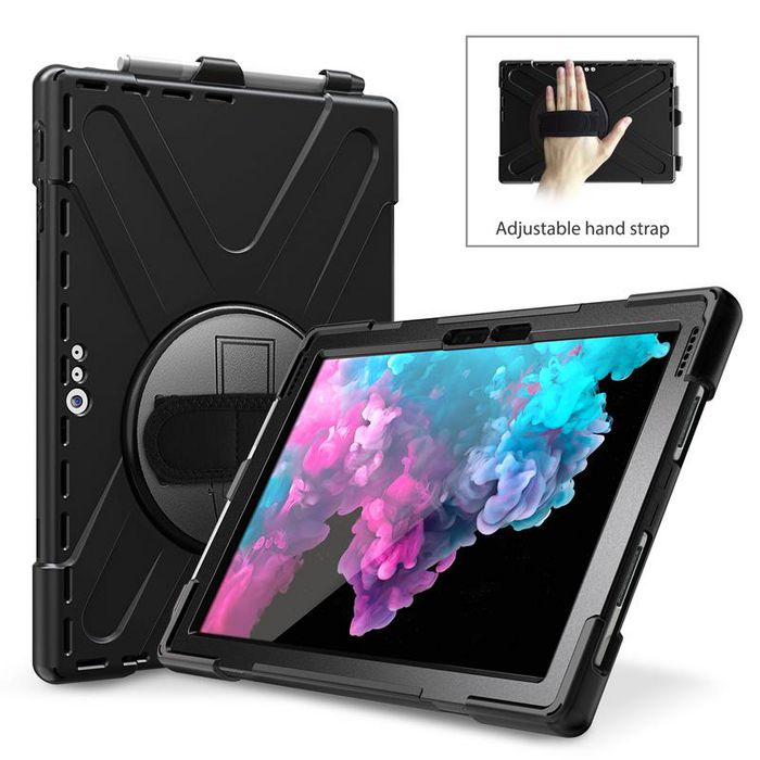 eSTUFF Funda CHICAGO para Microsoft Surface Pro 7+/7/6/5/4 con protector de pantalla integrado - Negro eSTUFF Funda CHICAGO para Microsoft Surface Pro 7+/7/6/5/4 con protector de pantalla integrado - Negro