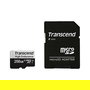 Transcend 350V Tarjeta microSDXC 256GB, Clase 10/U3, Velocidad Lectura 95 MB/s, Escritura 45 MB/s, Incluye Adaptador SD