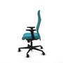 PIQUERAS Y CRESPO Sillón Albacete Turquesa con Mecanismo Sincro y Brazos 2D