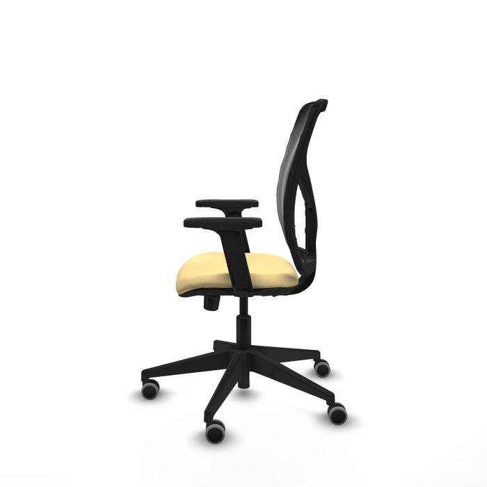 PIQUERAS Y CRESPO Silla de oficina Motilla con mecanismo Sincro/Traslack Crema y Negro PIQUERAS Y CRESPO Silla de oficina Motilla con mecanismo Sincro/Traslack Crema y Negro