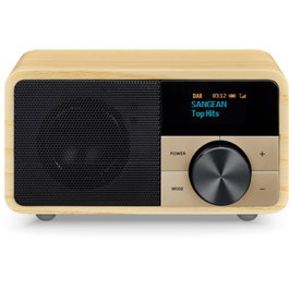 Sangean DDR-7 Radio Digital Personal DAB+/FM Bluetooth 5.0 Madera Natural