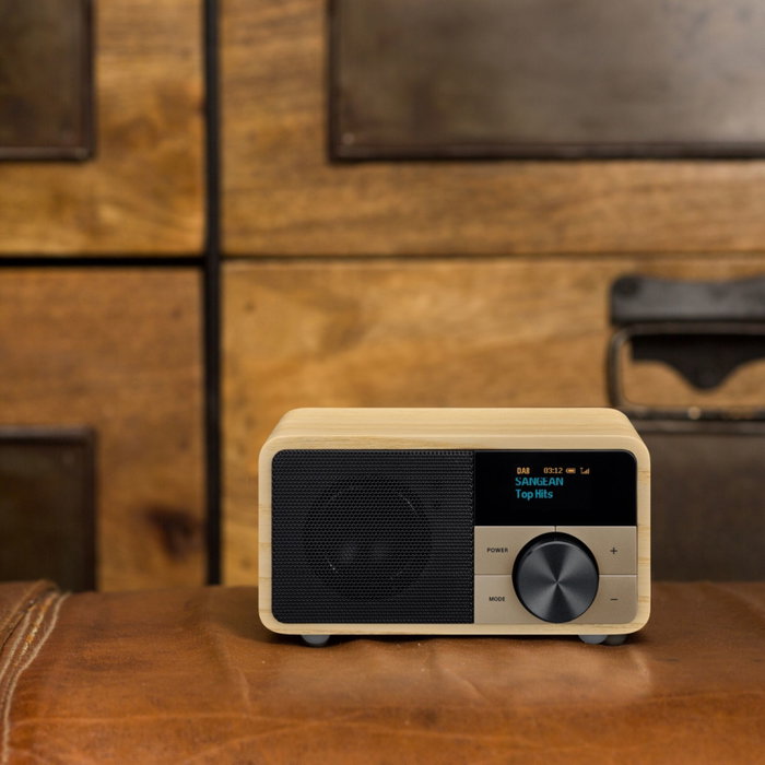 Sangean DDR-7 Radio Digital Personal DAB+/FM Bluetooth 5.0 Madera Natural Sangean DDR-7 Radio Digital Personal DAB+/FM Bluetooth 5.0 Madera Natural
