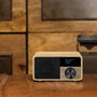 Sangean DDR-7 Radio Digital Personal DAB+/FM Bluetooth 5.0 Madera Natural