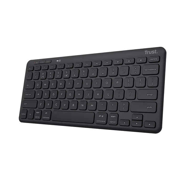 Trust Lyra Teclado Inalámbrico Compacto Español Negro Trust Lyra Teclado Inalámbrico Compacto Español Negro