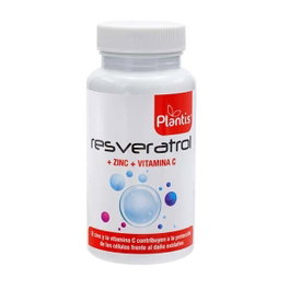 PLANTIS Resveratrol con Vitamina C y Zinc 60 cápsulas