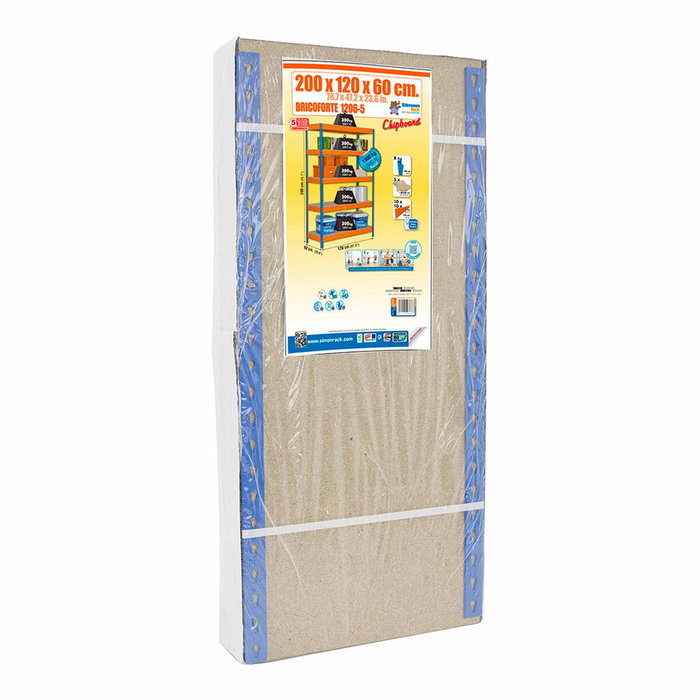 Simon Rack Kit bricoforte estantería metálica sin tornillos 2000x1200x600mm