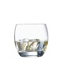 ARC Vaso Salto, vidrio, 84 mm alto, 90 mm diámetro, 32 cl, borde grueso (Set de 6)