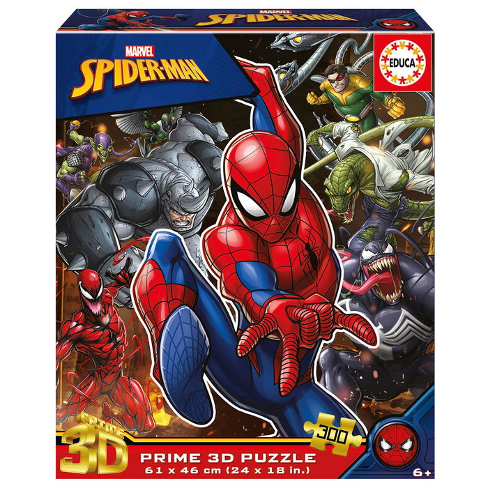 Educa Puzzle 3D Lenticular Spider-Man de 300 piezas