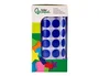Liderpapel Gomets Circulares Autoadhesivos 15 mm Azul Rollo 2500 Unidades en Caja de Cartón
