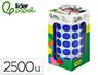 Liderpapel Gomets Circulares Autoadhesivos 15 mm Azul Rollo 2500 Unidades en Caja de Cartón Liderpapel Gomets Circulares Autoadhesivos 15 mm Azul Rollo 2500 Unidades en Caja de Cartón